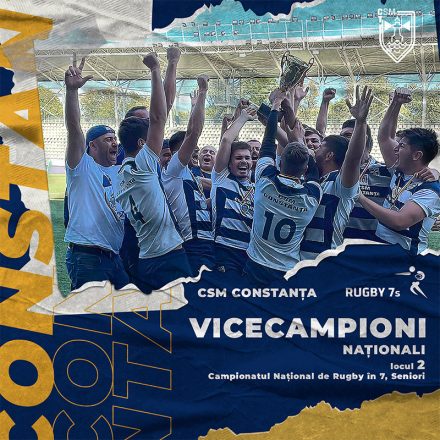 CSM Constanța devine vicecampioană națională în primul sezon de Rugby în 7