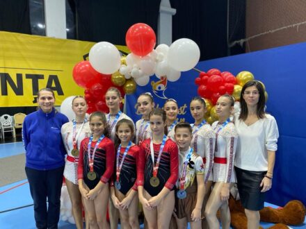 Clasări pe podium la Bucharest Open Cup pentru gimnaștii constănțeni