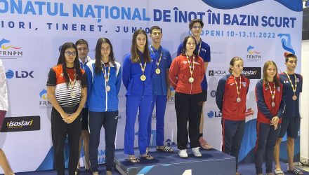 Salbă de medalii pentru înotătorii noștri la Campionatul Național în bazin scurt