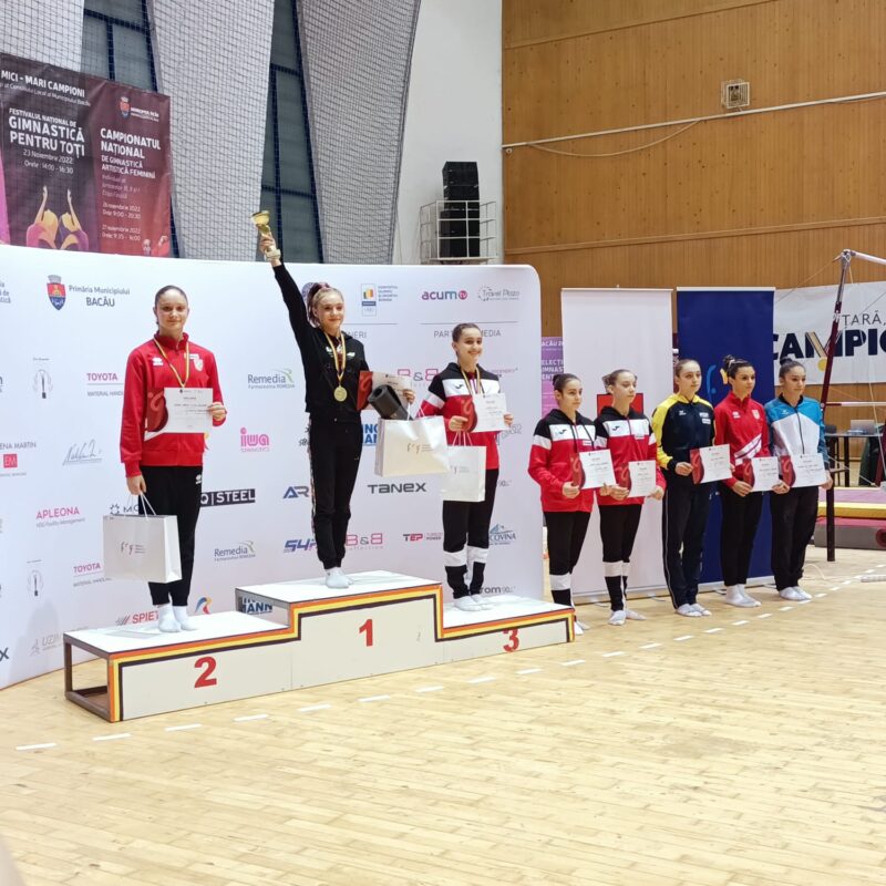 Salbă de medalii pentru gimnastele noastre la Campionatele Naționale