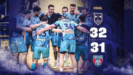 O sală plină pentru CSM Constanța! Handbaliștii noștri au învins Steaua și încheie anul cu 11 victorii în Liga Zimbrilor