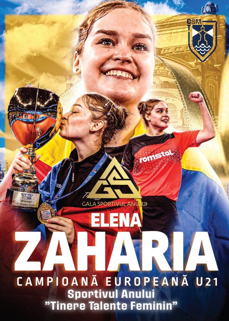 Elena Zaharia, sportiva anului 2022 la categoria Tinere Talente!