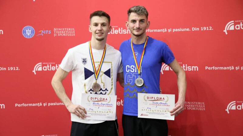 Alte cinci medalii pentru atleții noștri la Campionatele Naționale de Sală!