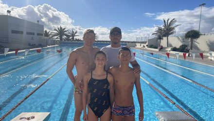 În mijlocul Atlanticului! Înotătorii noștri s-au pregătit pentru competițiile din acest an