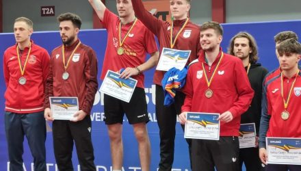 Aur și bronz prin Cristian Chiriță și Cristian Pletea la Campionatele Naționale de Tenis de Masă