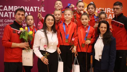 Gimnastele CSM Constanța, prezențe pe podium în prima etapă a Campionatelor Naționale pe Echipe, la Junioare III, Nivel 6