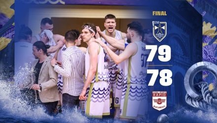CSM Constanța învinge din nou Rapidul, 79-78, după un final spectaculos