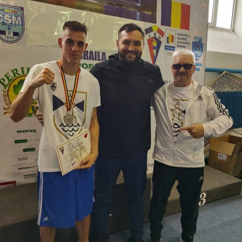 Marian Buleu obține prima medalie la seniori pentru secția de box