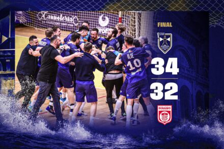CSM Constanța – Dinamo București 34-32! Handbaliștii noștri merg în Final 4 Cupa României Râureni!