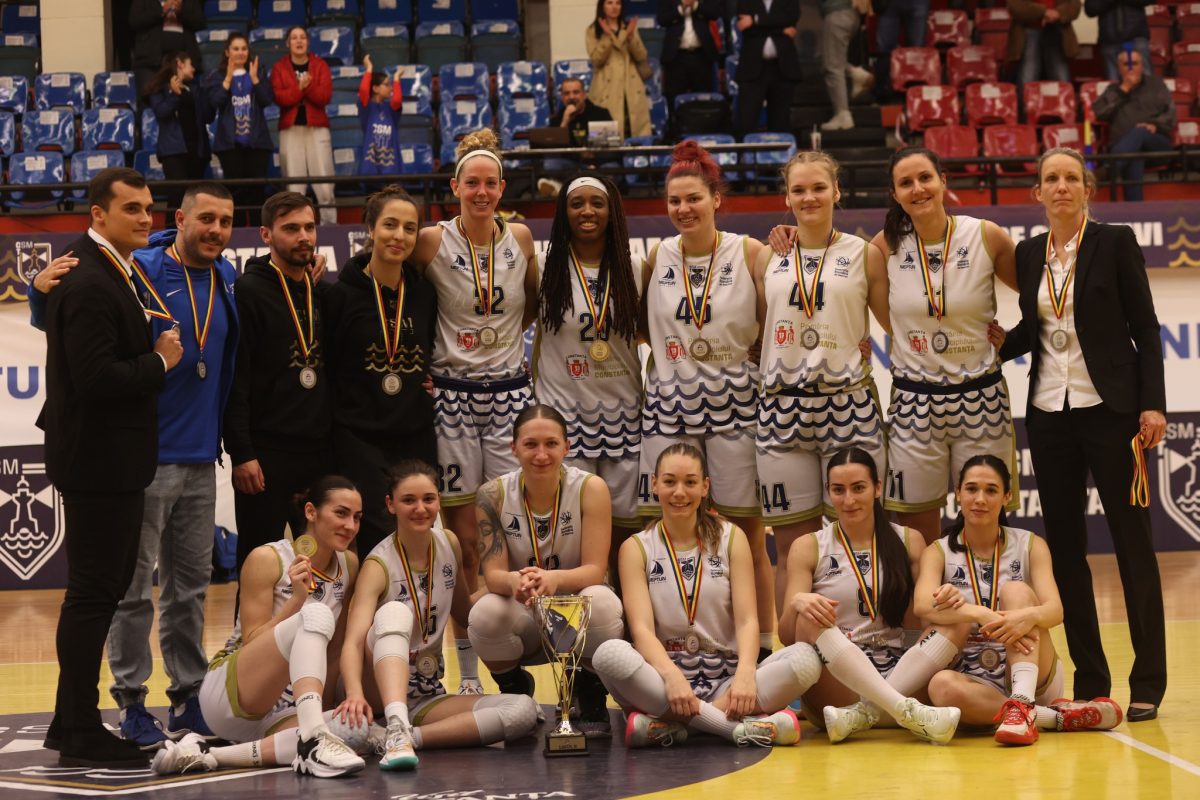 CSM Constanța, vicecampioana României! Medalii de argint pentru baschetbalistele noastre