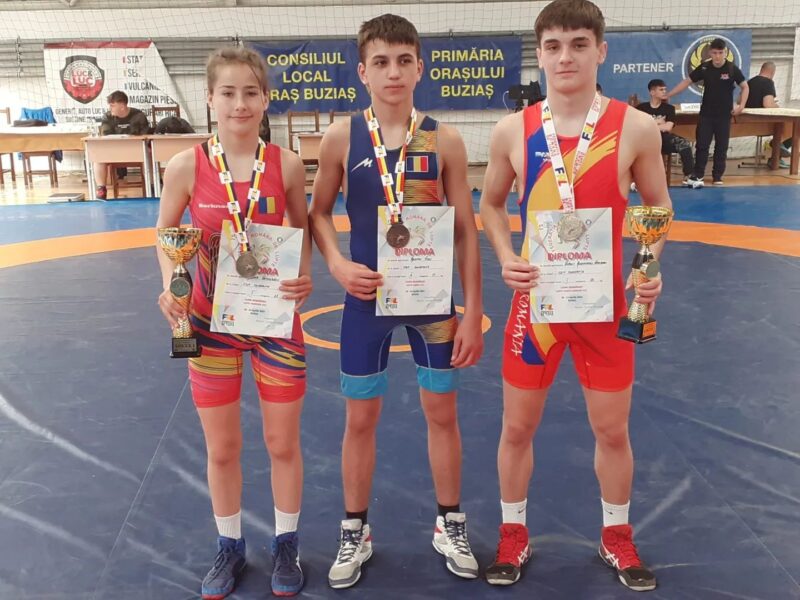 Medalii de aur și bronz pentru luptătorii noștri la Cupa României U17