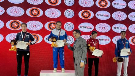 Luptătoarea Diana Voiculescu, medaliată cu argint la „Victory Cup”