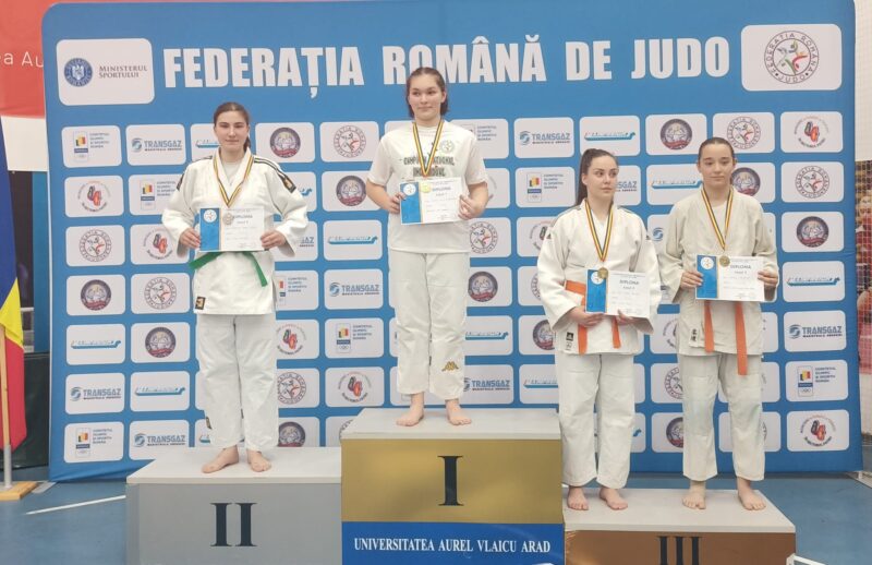 Clasări meritorii pentru judoka U15: Maria Romega, vicecampioană națională
