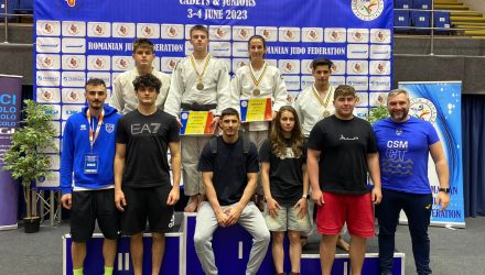 Șase prezențe pe podiumul Turneului Internațional București 2023 pentru judoka CSM Constanța