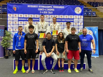 Șase prezențe pe podiumul Turneului Internațional București 2023 pentru judoka CSM Constanța