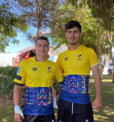În naționala de rugby în 7 a României au evoluat doi rugbyști de la CSM Constanța