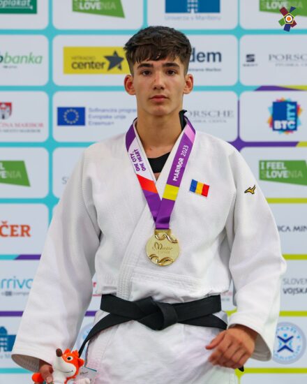 Judoka David Gliga, medaliat cu aur la FOTE!