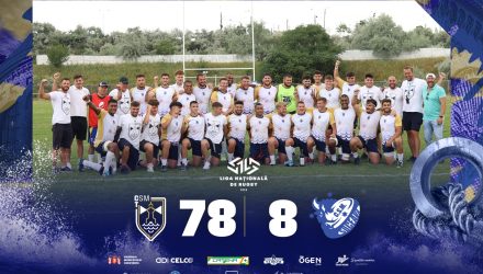 Victorie concludentă pentru echipa de rugby CSM Constanța