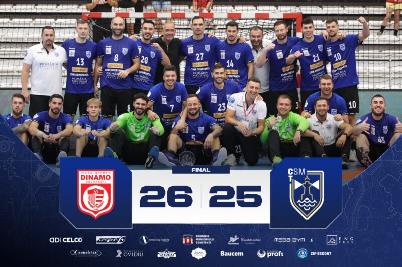 De la egal la egal cu Dinamo! Super-meci făcut de CSM Constanța în SuperCupa României