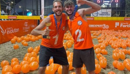 Grigore și Popa, medaliați cu bronz la Campionatul Național de volei pe nisip