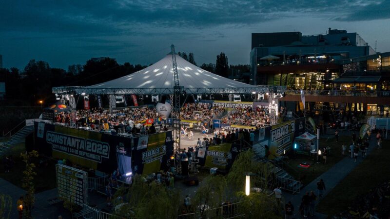Competiția supremă din baschetul 3×3 mondial oprește la Constanța: Românii se luptă cu giganții din FIBA 3×3 World Tour la City Park Mall