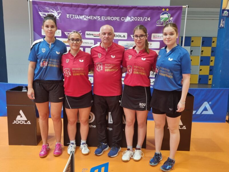 CSM Constanța, între primele 16 echipe din ETTU Europe Cup la tenis de masă