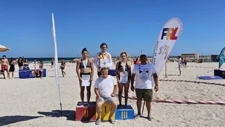 Tinerii luptători de la CSM Constanța au urcat pe podium de nouă ori la Naționalele de Lupte pe Plajă!