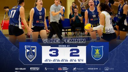 Ce victorie! Voleibalistele CSM Constanța au întors de la 0-2 meciul cu Corona Brașov și au câștigat în fața unui public minunat
