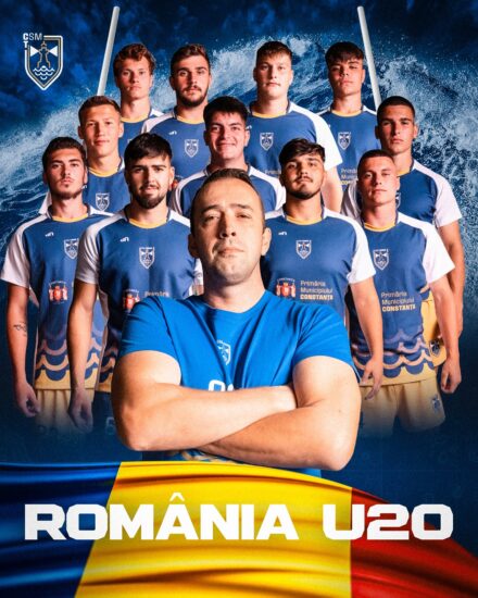 Antrenorul și 11 jucători de la CSM Constanța fac parte din naționala de rugby a României U20!
