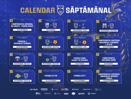 Calendar CSM Constanța / Oct 2023 / Săptămâna 4