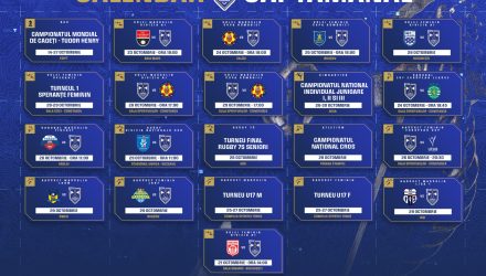 Calendar CSM Constanța / Octombrie 2023 / Săptămâna 3