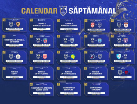Calendar CSM Constanța / Noiembrie 2023 / Săptămâna 3