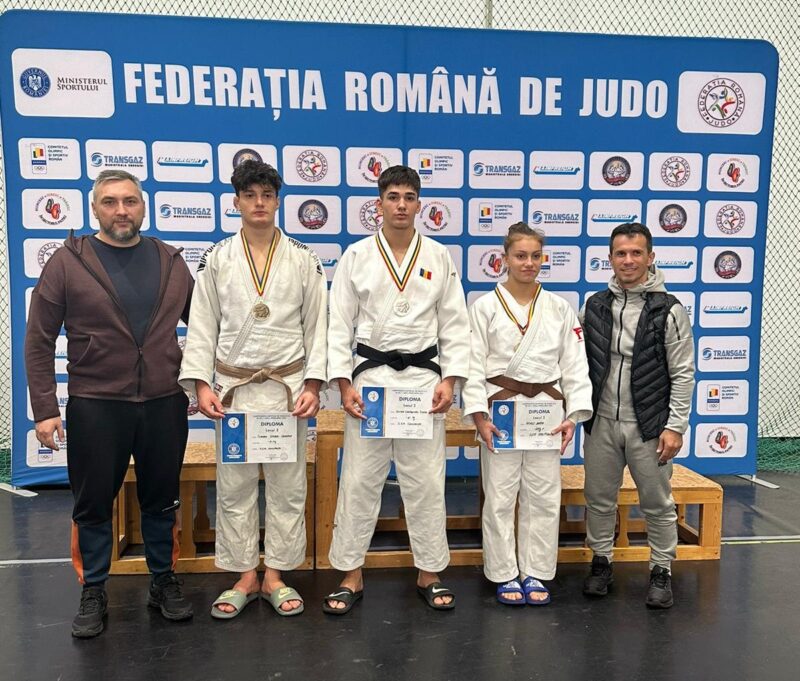 Trei medalii pentru judoka CSM Constanța la Campionatul Național U18