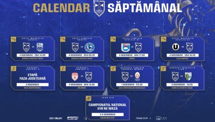 Calendar CSM Constanța / Noiembrie 2023 / Săptămâna 1