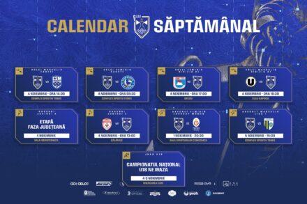 Calendar CSM Constanța / Noiembrie 2023 / Săptămâna 1