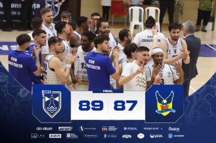 Baschetbaliștii încheie anul cu o victorie! CSM Constanța – CSU Sibiu 89-87, la Sala Sporturilor