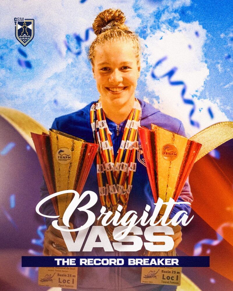 Brigitta Vass a stabilit 16 recorduri naționale