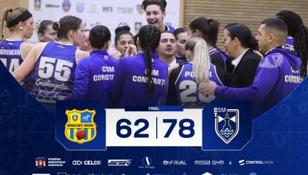 Victorie la Arad! Baschetbalistele CSM Constanța au obținut al 9-lea succes stagional