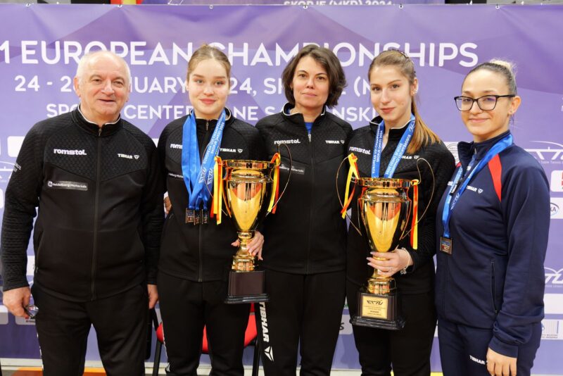 Aur și argint pentru fetele noastre la Campionatul European U21 de tenis de masă! Marți, 30 Ianuarie, de la 18.30, joacă pentru CSM Constanța în „sferturile” ETTU Europe Cup!