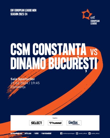 CSM Constanța – Dinamo București (EHF European League)