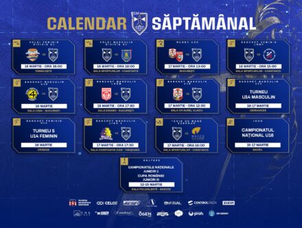 Calendar CSM Constanța / Martie 2024 / Săptămâna 3