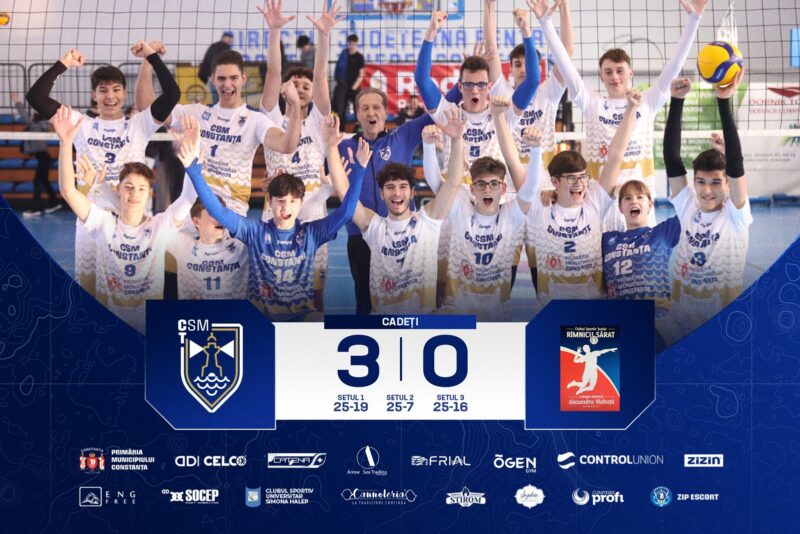 Voleibaliștii cadeți, calificare la turneul final! Junioarele joacă în turneul semifinal U17