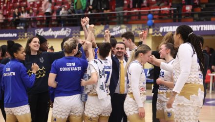 CSM Constanța conduce cu 1-0 în întâlnirea cu CSM Târgu Mureș, din sferturile de finală ale Ligii Naționale