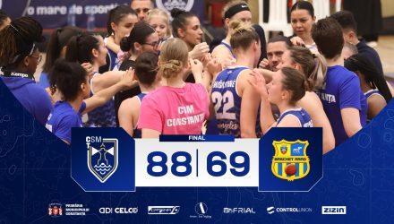 CSM Constanța are două victorii în finala cu Baschet UAV Arad!