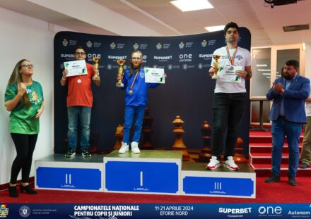 Șahiștii au cucerit șapte medalii la Campionatele Naționale pentru copii și juniori