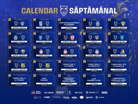 Calendar CSM Constanța / Aprilie 2024 / Săptămâna 2