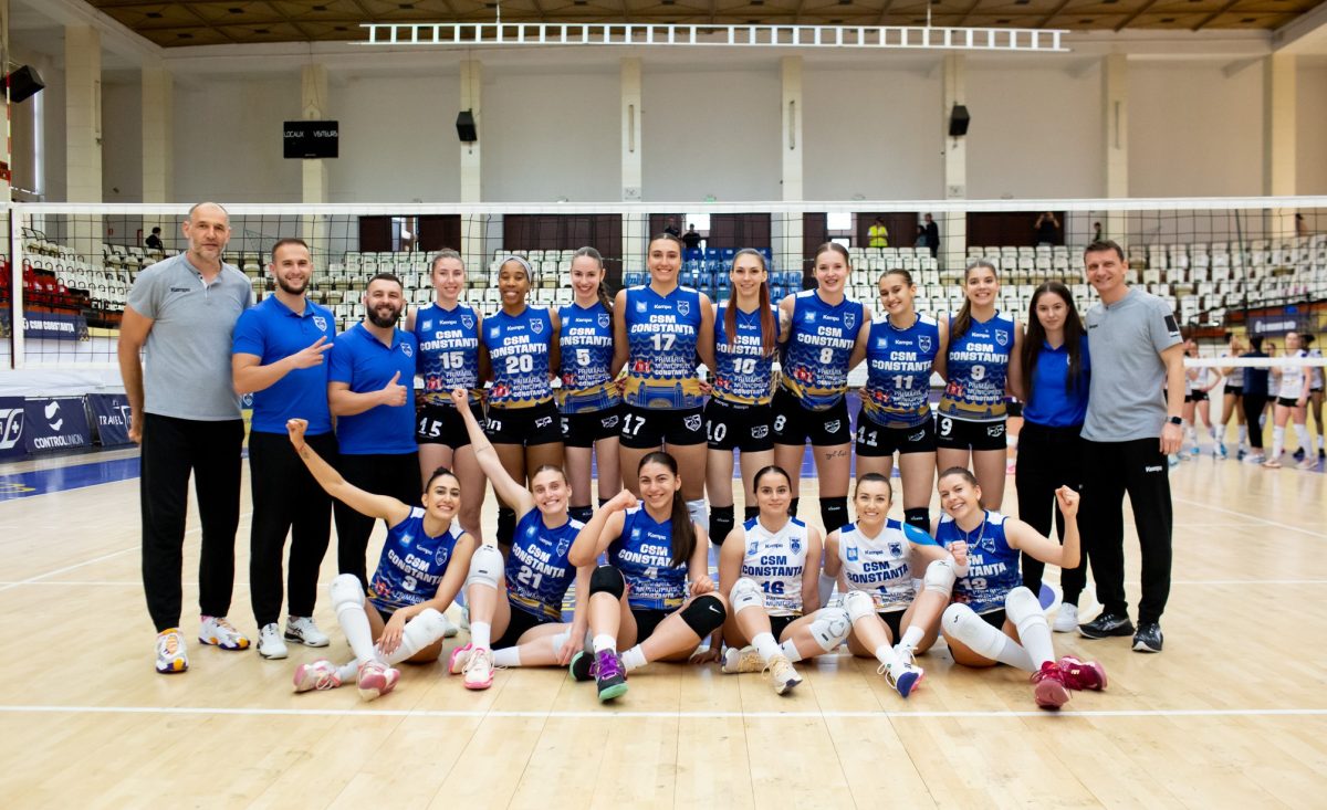 Voleibalistele încheie cu o victorie primul sezon în Divizia A1! CSM Constanța a câștigat două meciuri cu FC Argeș