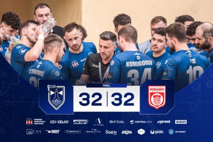 32-32, în derby-ul cu Dinamo! CSM Constanța este neînvinsă pe teren propriu în Liga Zimbrilor, în acest sezon!