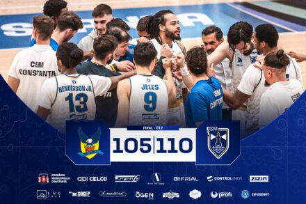 Baschetbaliștii noștri câștigă cu 110-105 la Sibiu! CSM Constanța este în Top 6 Liga Națională