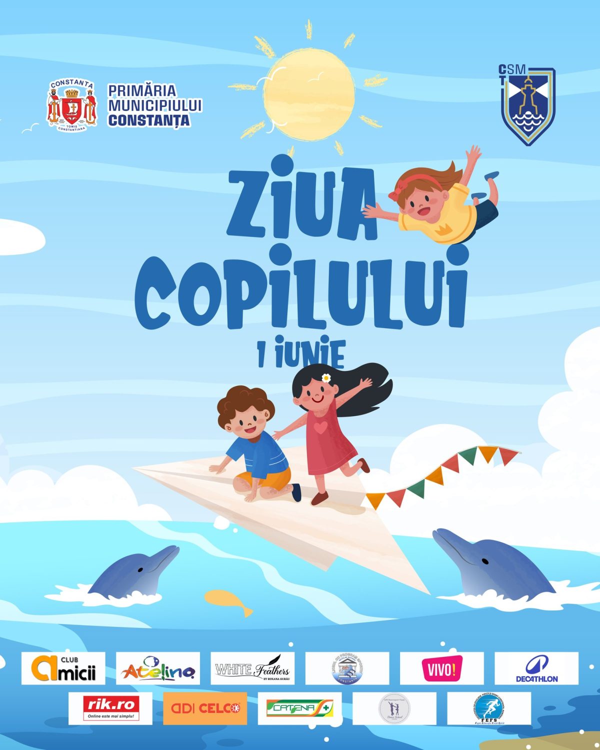 De 1 Iunie, CSM Constanța îi invită pe copii la activități sportive!